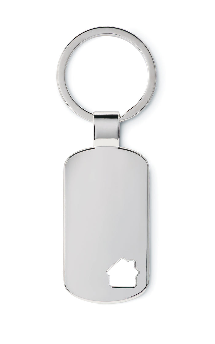 Metalen sleutelhanger, huisje bedrukken – House Key