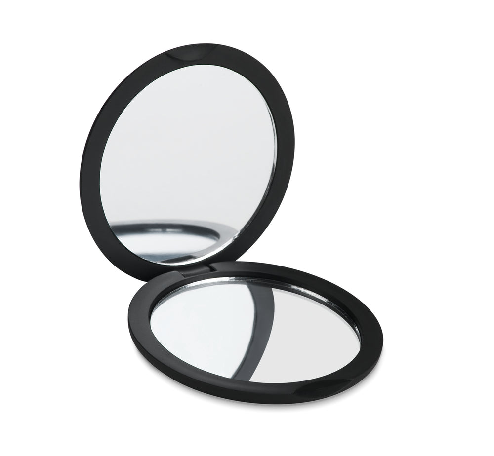 Dubbele spiegel (rond) Stunning in zwart