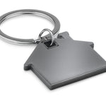 Huisvormige sleutelhanger Imba in zwart