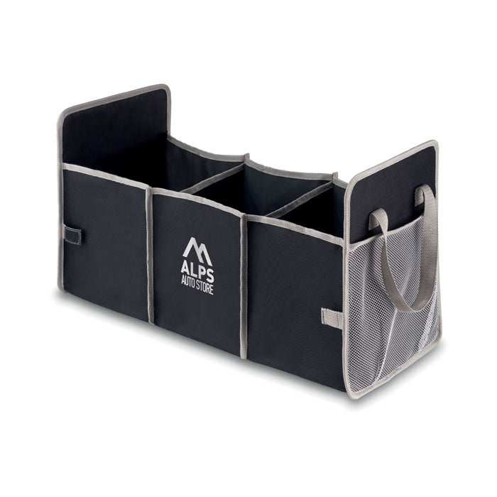Opvouwbare box Organizer met een bedrukking als voorbeeld