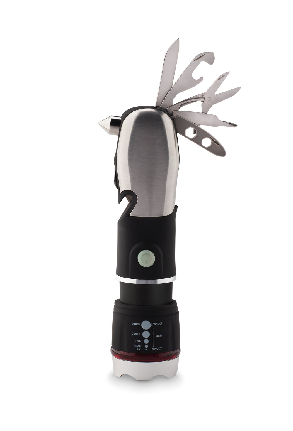 Multifunctionele zaklamp Hamlight in zwart