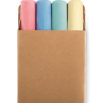 Stoepkrijt, 4 kleuren Street in beige