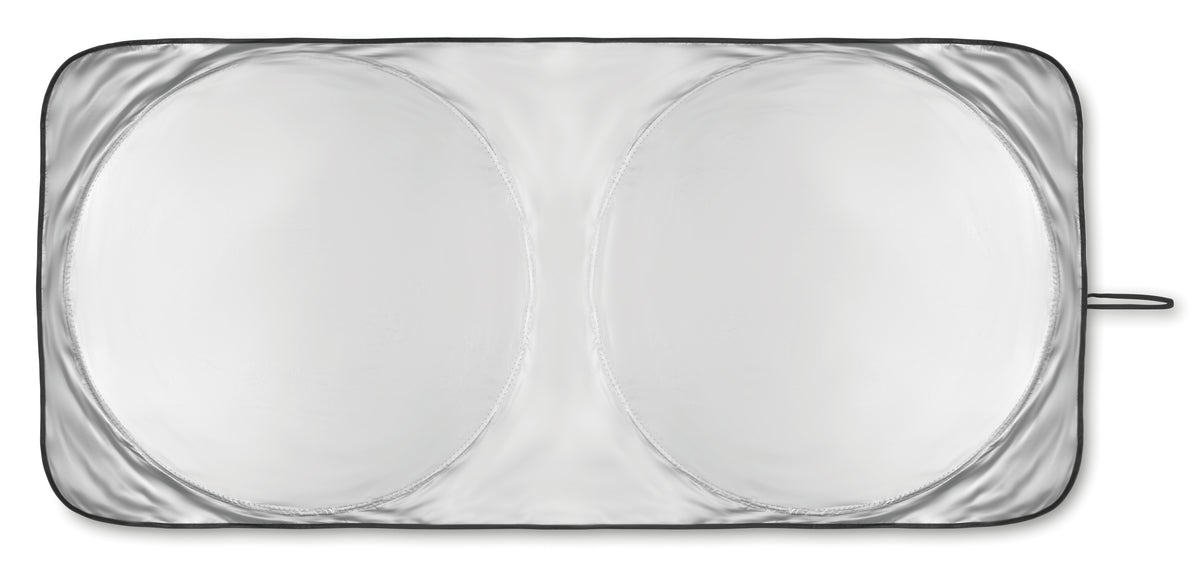 Opvouwbare zonnescherm Ombra Pouch in mat zilver