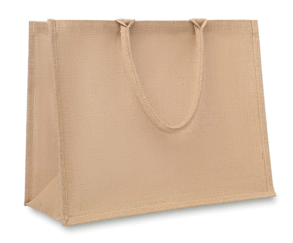 Jute boodschappentas Brick Lane in beige