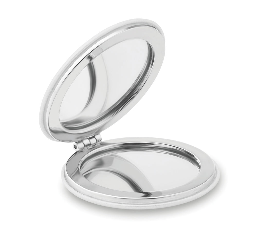 Magnetische dubbele spiegel Glow Round in wit