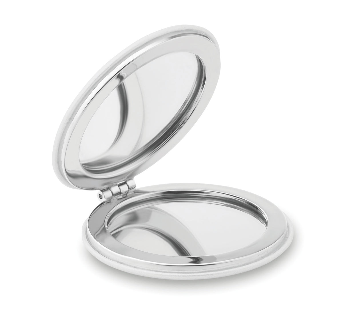 Magnetische dubbele spiegel Glow Round in wit