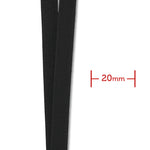 Lanyard 20 mm Simple Lany in zwart