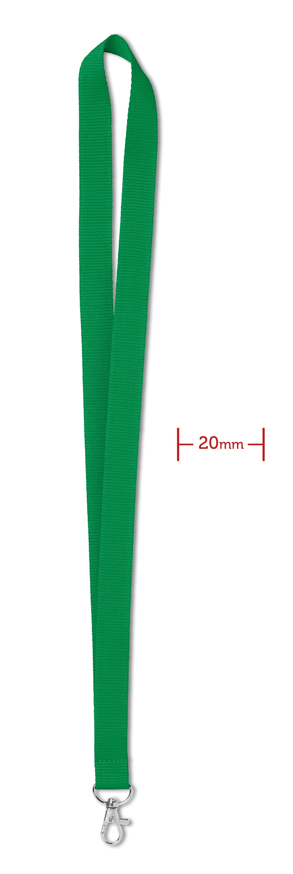 Lanyard 20 mm Simple Lany in groen