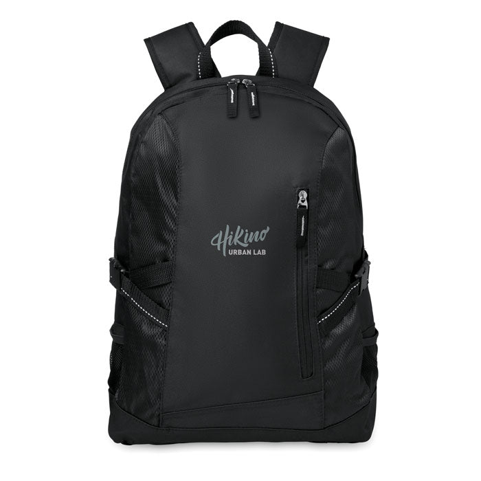 Polyester laptoprugtas Tecnotrek met een bedrukking als voorbeeld