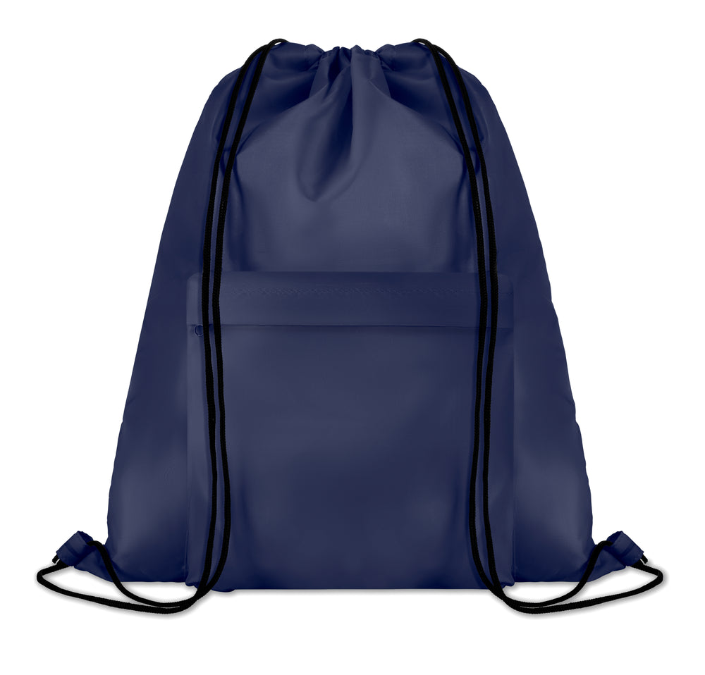 Rugzakje met voorvak en rits Pocket Shoop in blauw