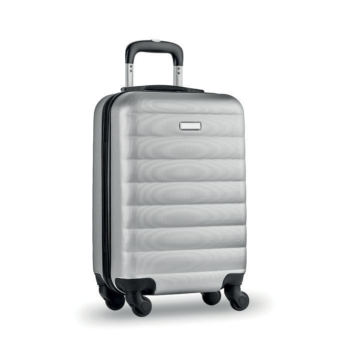 ABS trolley, 20 inch Budapest in mat zilver