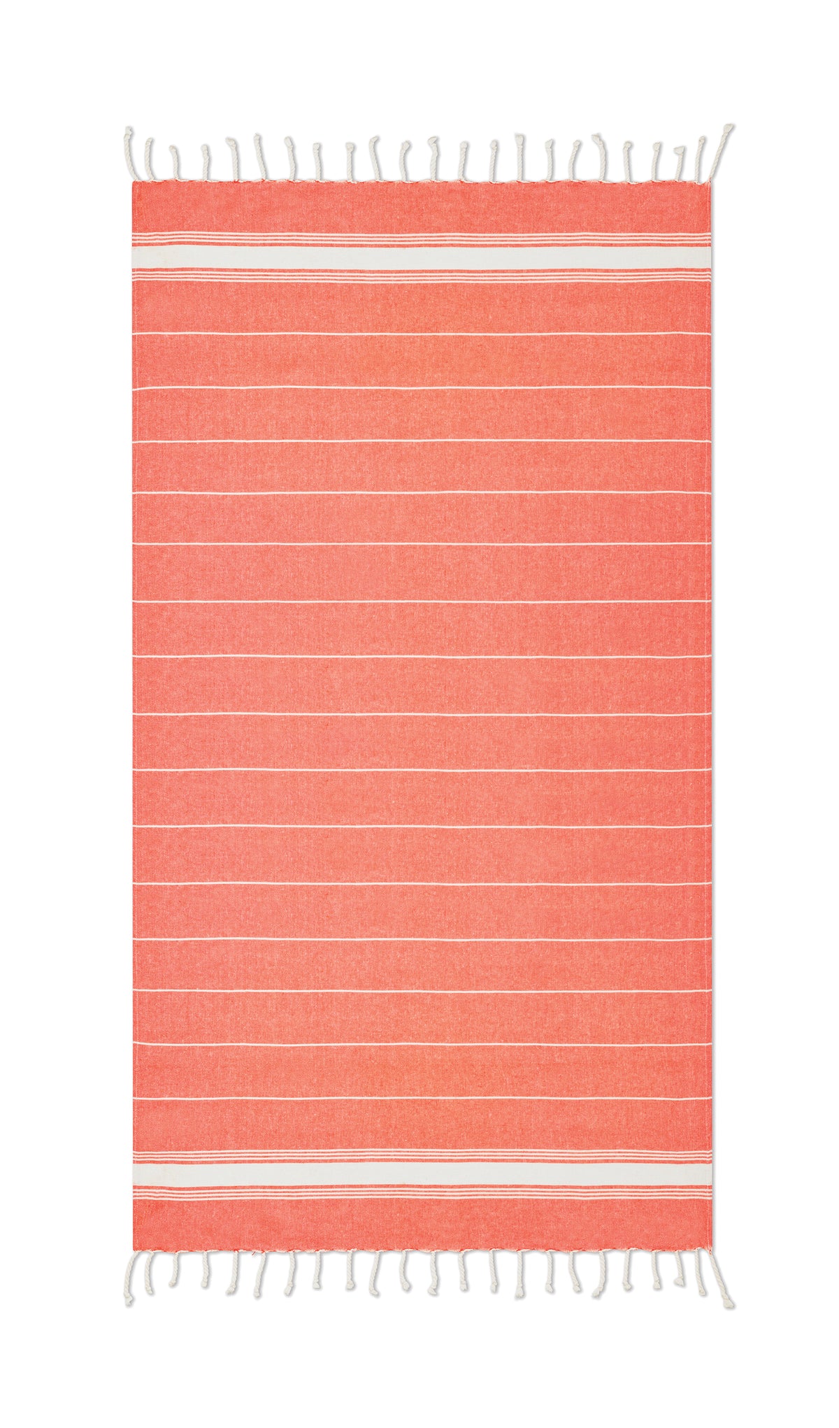 Katoenen hamamdoek Malibu in oranje