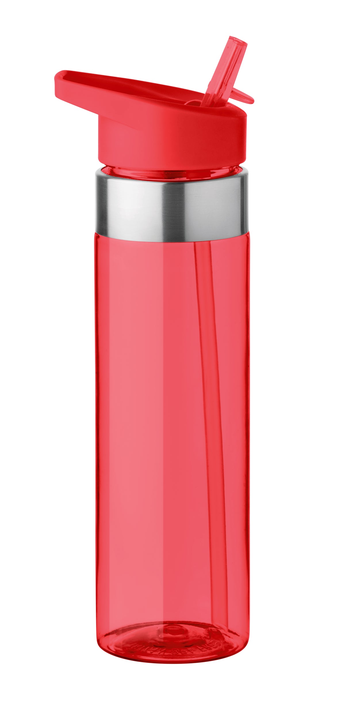 Tritan™ drinkfles 650 ml Sicilia in transparant rood