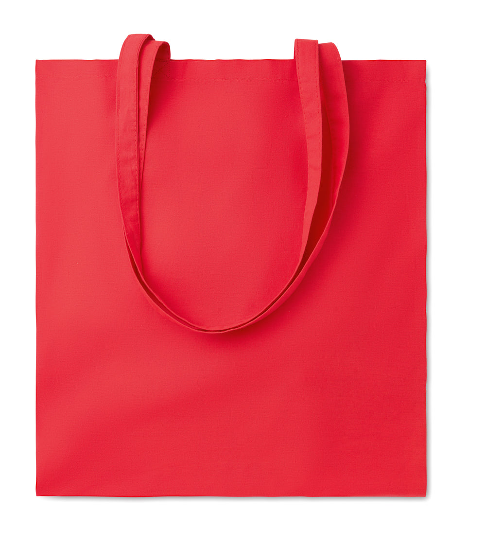 Katoenen boodschappentas Cottonel Colour + in rood