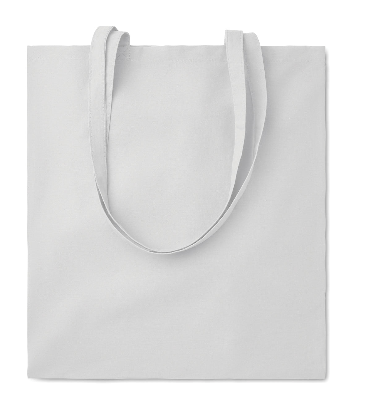 Katoenen boodschappentas Cottonel Colour + in wit