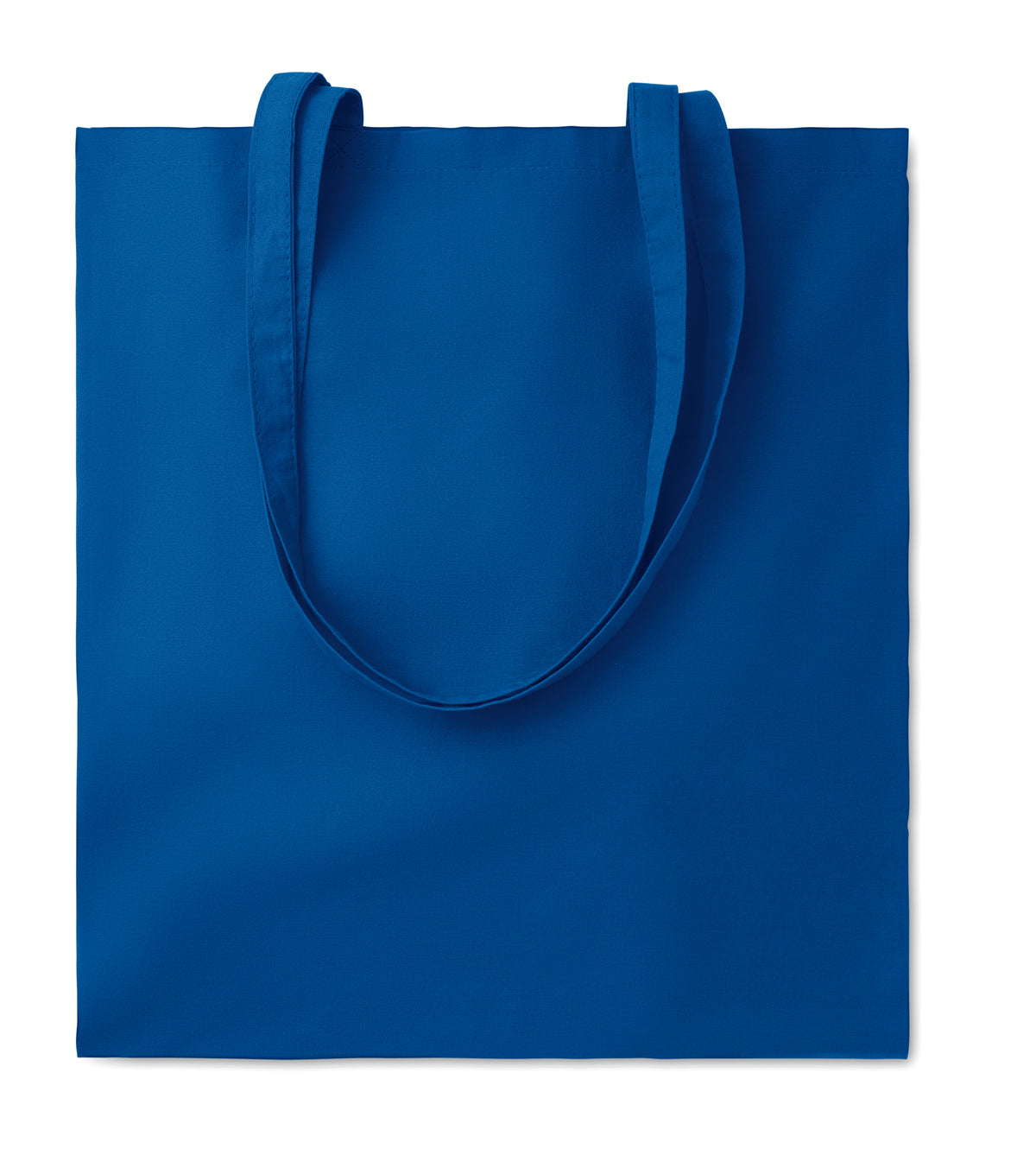 Katoenen boodschappentas Cottonel Colour + in royal blauw