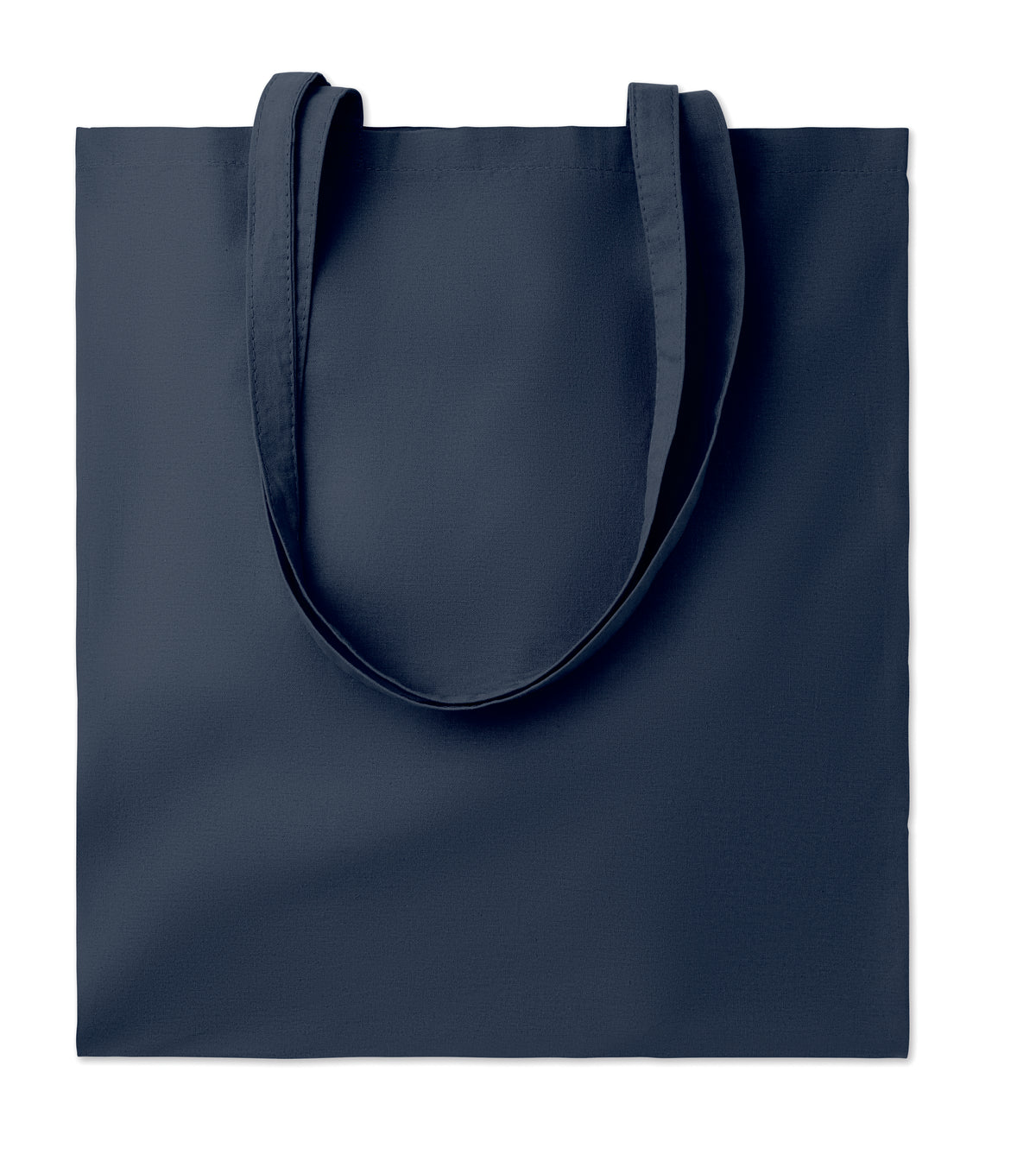 Katoenen boodschappentas Cottonel Colour + in marineblauw