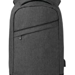 Nylon rugtas powerbank Berlin in zwart