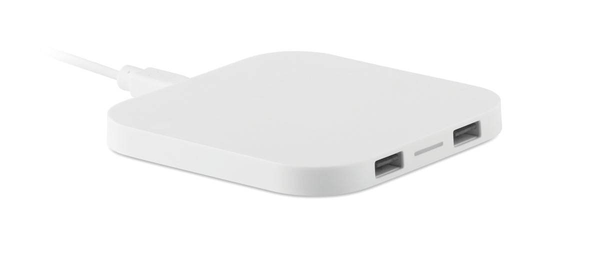 Draadloos oplaadstation HUB Unipad in wit