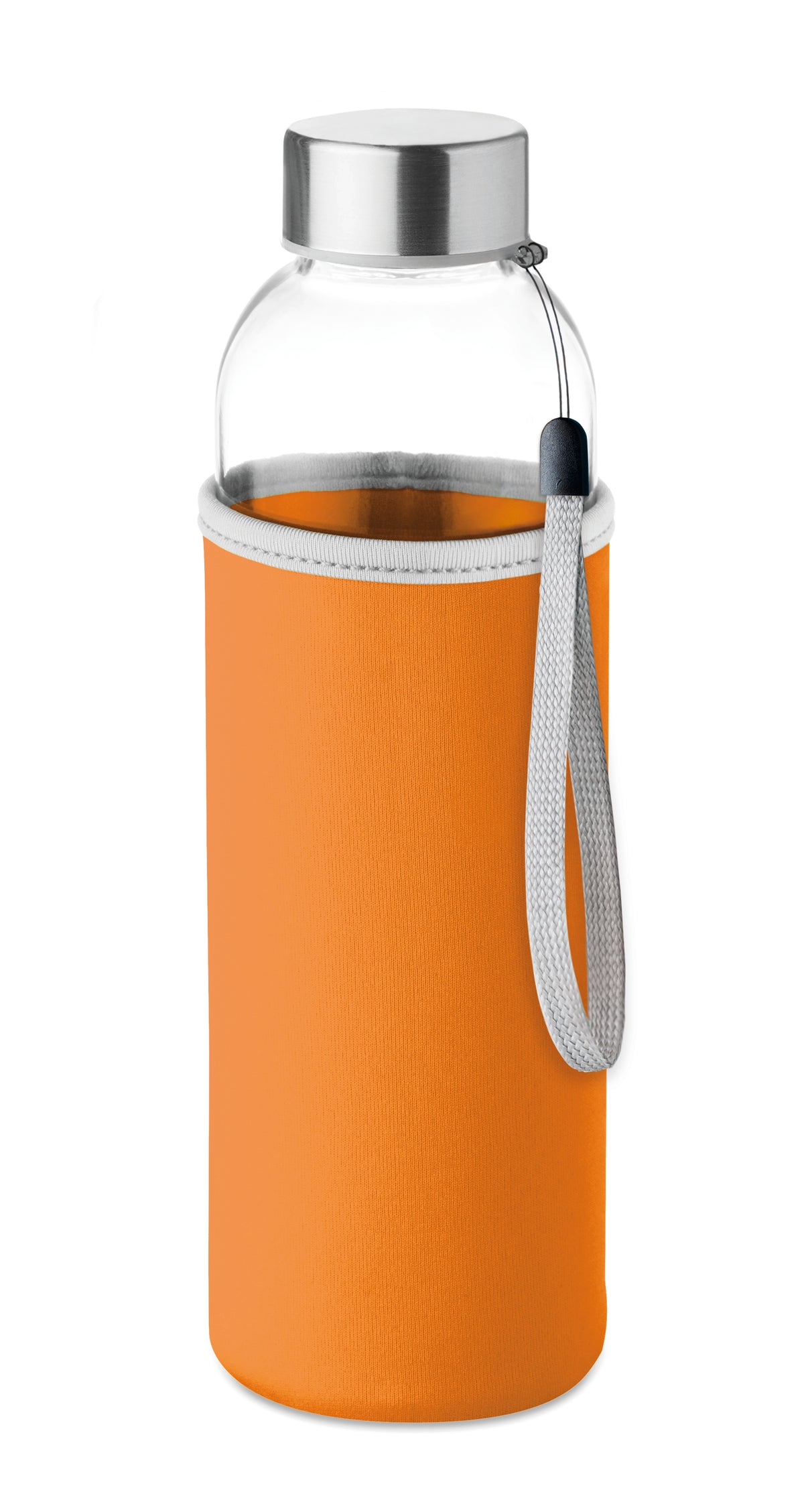 Glazen drinkfles 500 ml Utah Glass in oranje