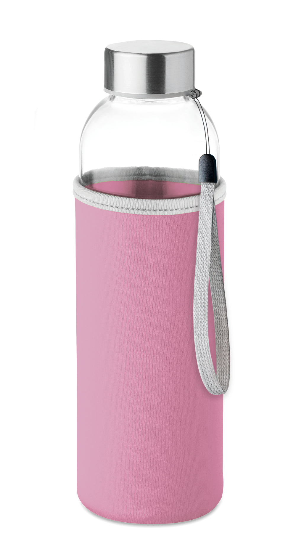 Glazen drinkfles 500 ml Utah Glass in babyrose