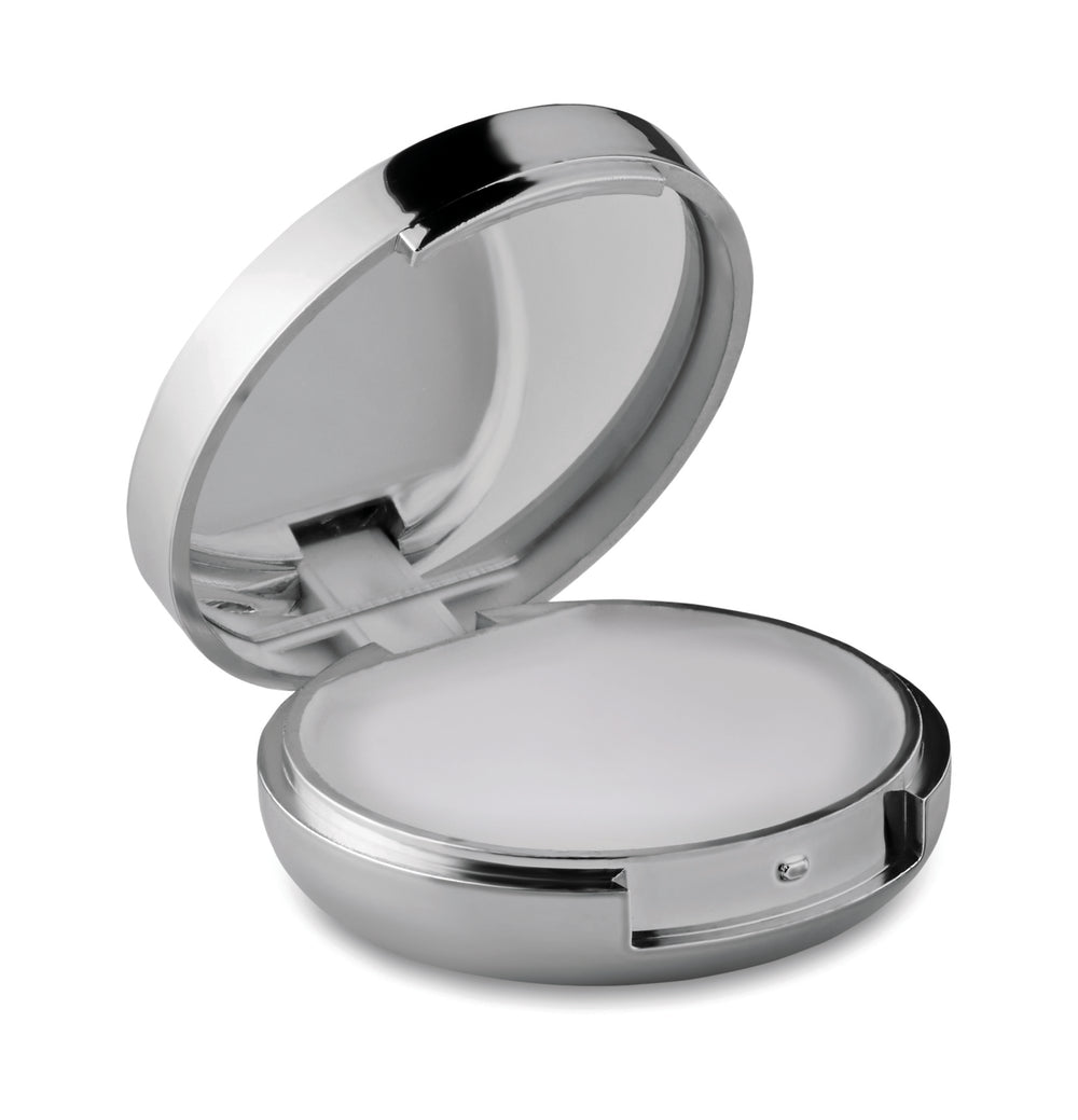 Lippenbalsem spiegel Duo Mirror in glanzend zilver