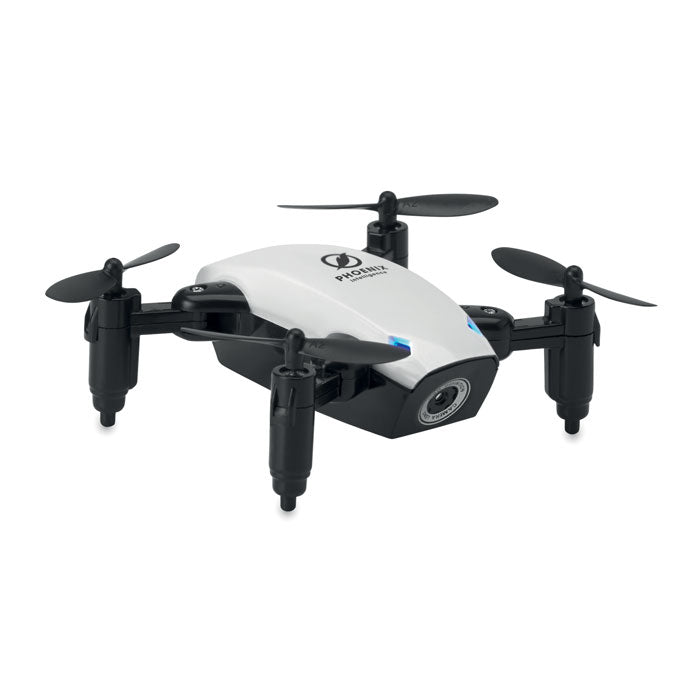 Opvouwbare drone Dronie met een bedrukking als voorbeeld