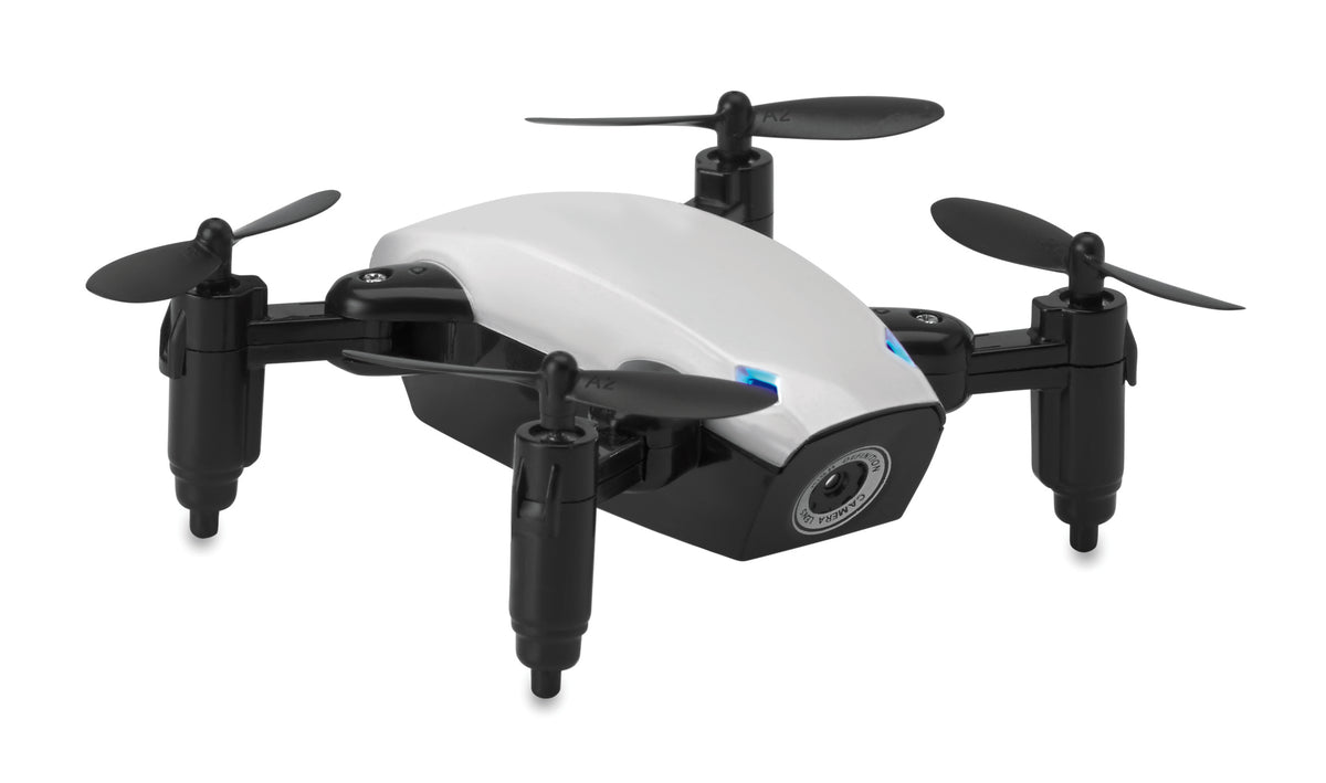 Opvouwbare drone Dronie in wit
