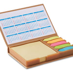 Bureauset kalender Memocalendar in beige