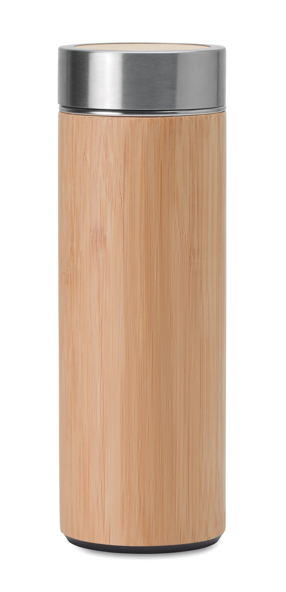 Dubbelwandige bamboe fles 400 ml Batumi in hout