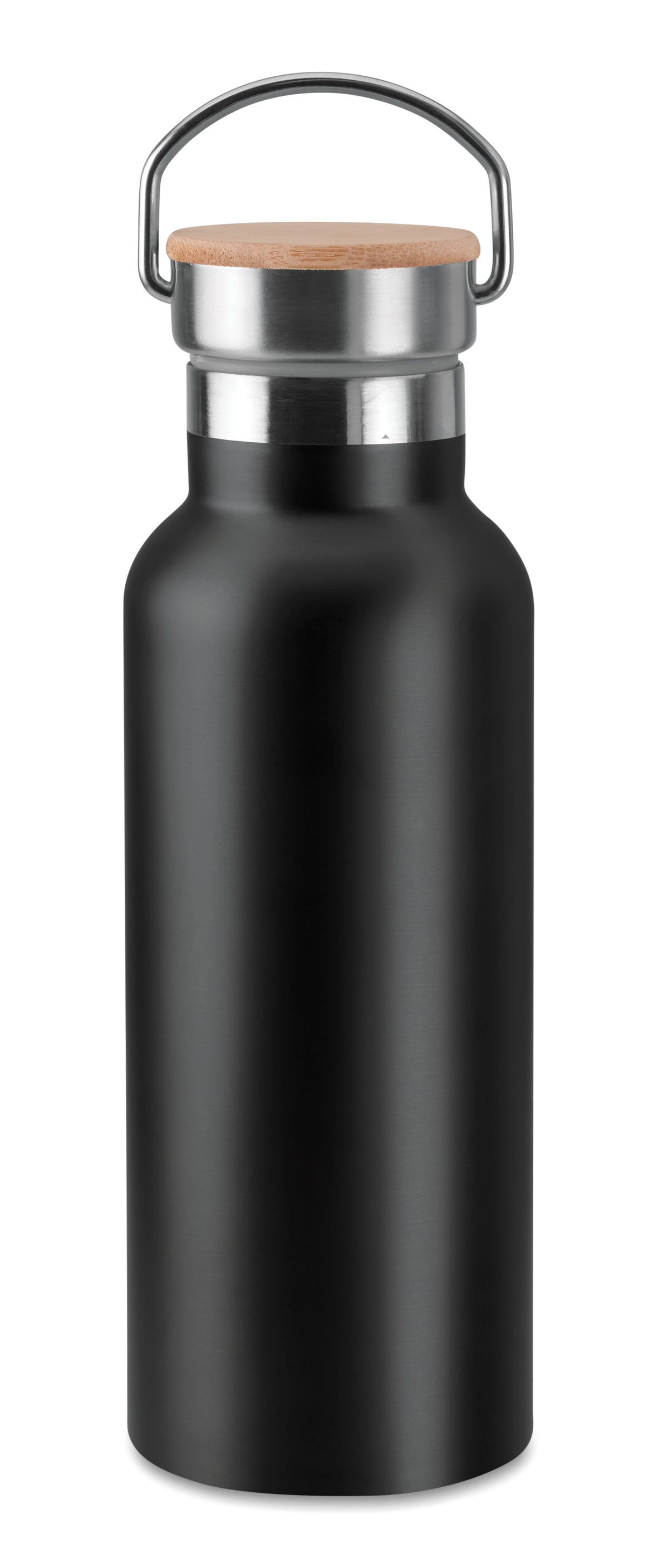 Dubbelwandige fles 500 ml Helsinki in zwart