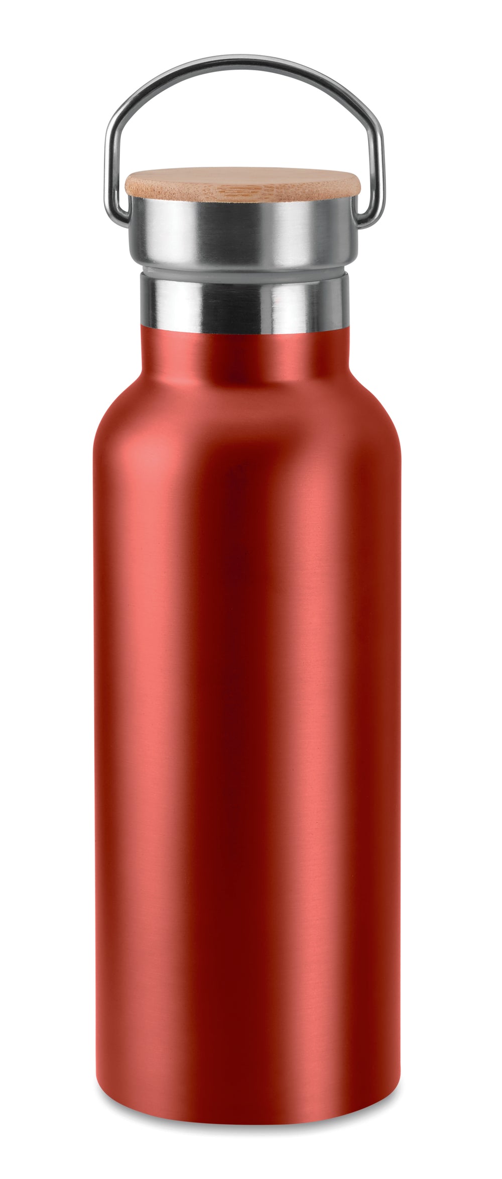 Dubbelwandige fles 500 ml Helsinki in rood