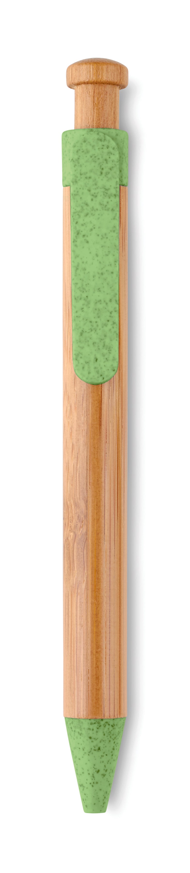 Balpen van bamboe/tarwe Toyama in groen