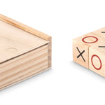 Houten boter-kaas-eieren Tic Tac Toe in hout