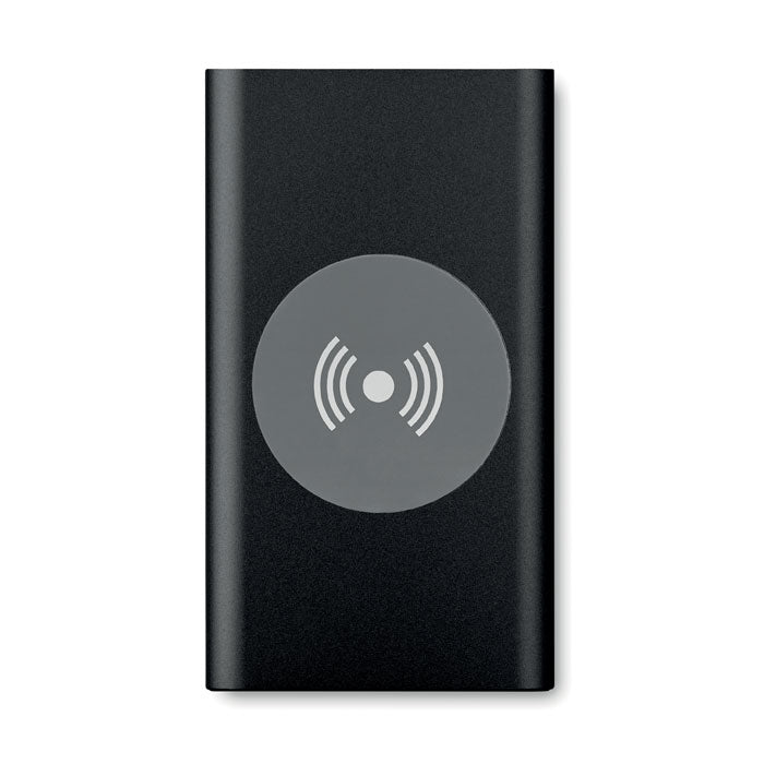 Draadloze powerbank Power&wireless in zwart