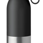 Dubbelwandige drinkfles 600 ml Iceland in zwart