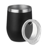 Dubbelwandige beker 300 ml Chin Chin in zwart