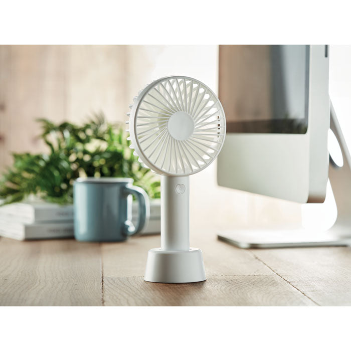 USB desk fan with stand Dini, sfeerfoto