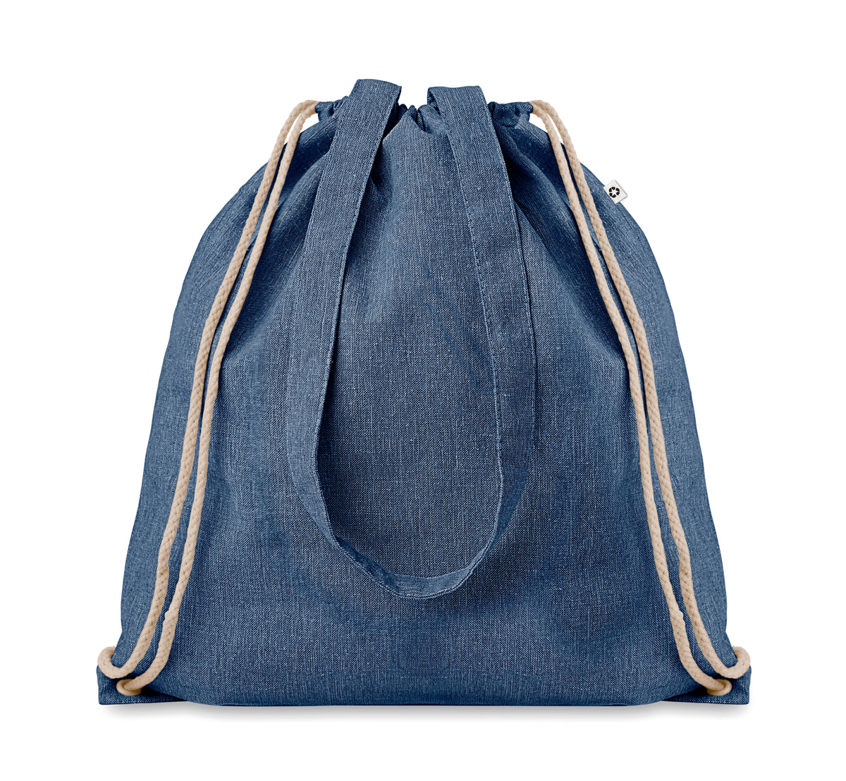 RPET Rugzakje met koord Moira Duo in royal blauw
