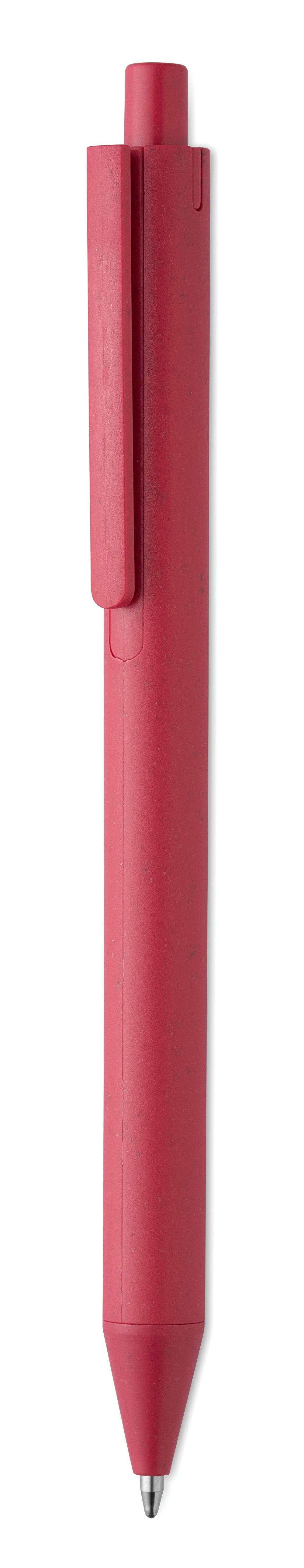 Balpen van tarwe/stro Pecas in rood