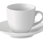 Kop en schotel 80 ml Espresso in wit
