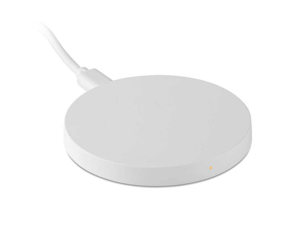 Draadloze oplader Flake Charger in wit
