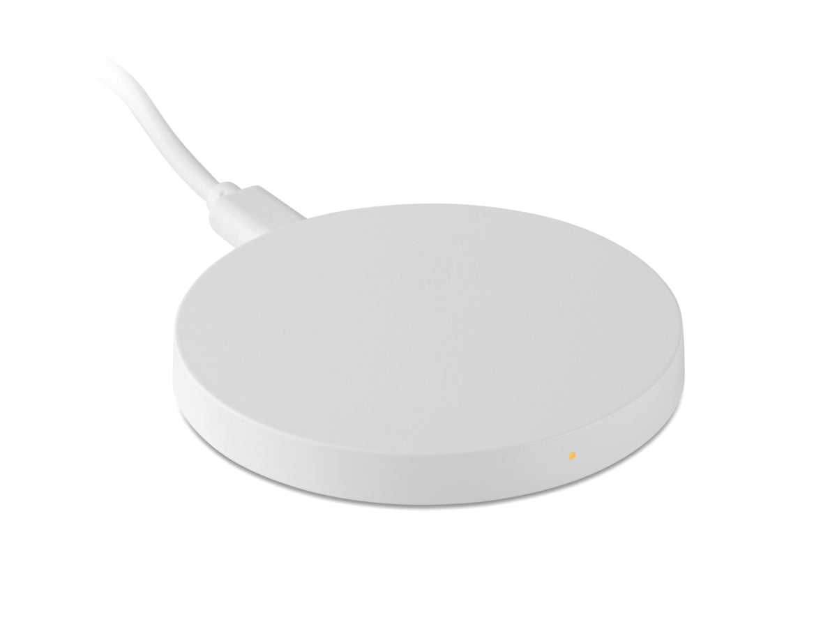Draadloze oplader Flake Charger in wit