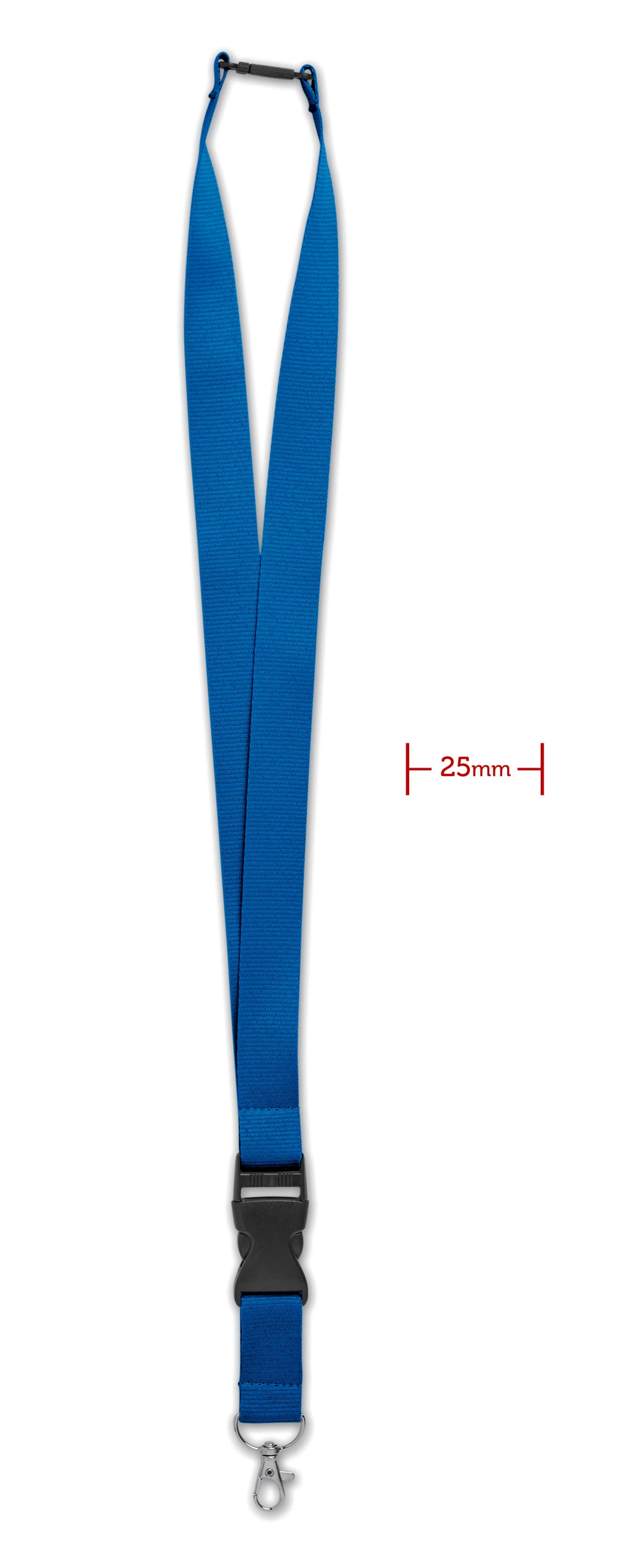 Lanyard Wide Lany in royal blauw