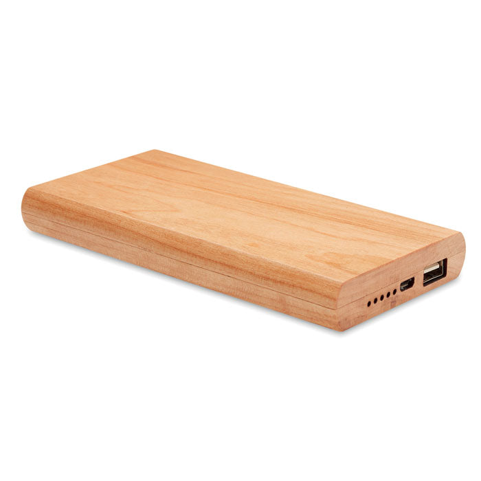 Bamboe powerbank 4000 mAh Arenapower in hout
