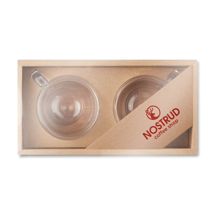 Espresso set Belize met een bedrukking als voorbeeld