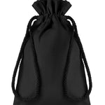 Katoenen geschenkzakje Taske Small in zwart