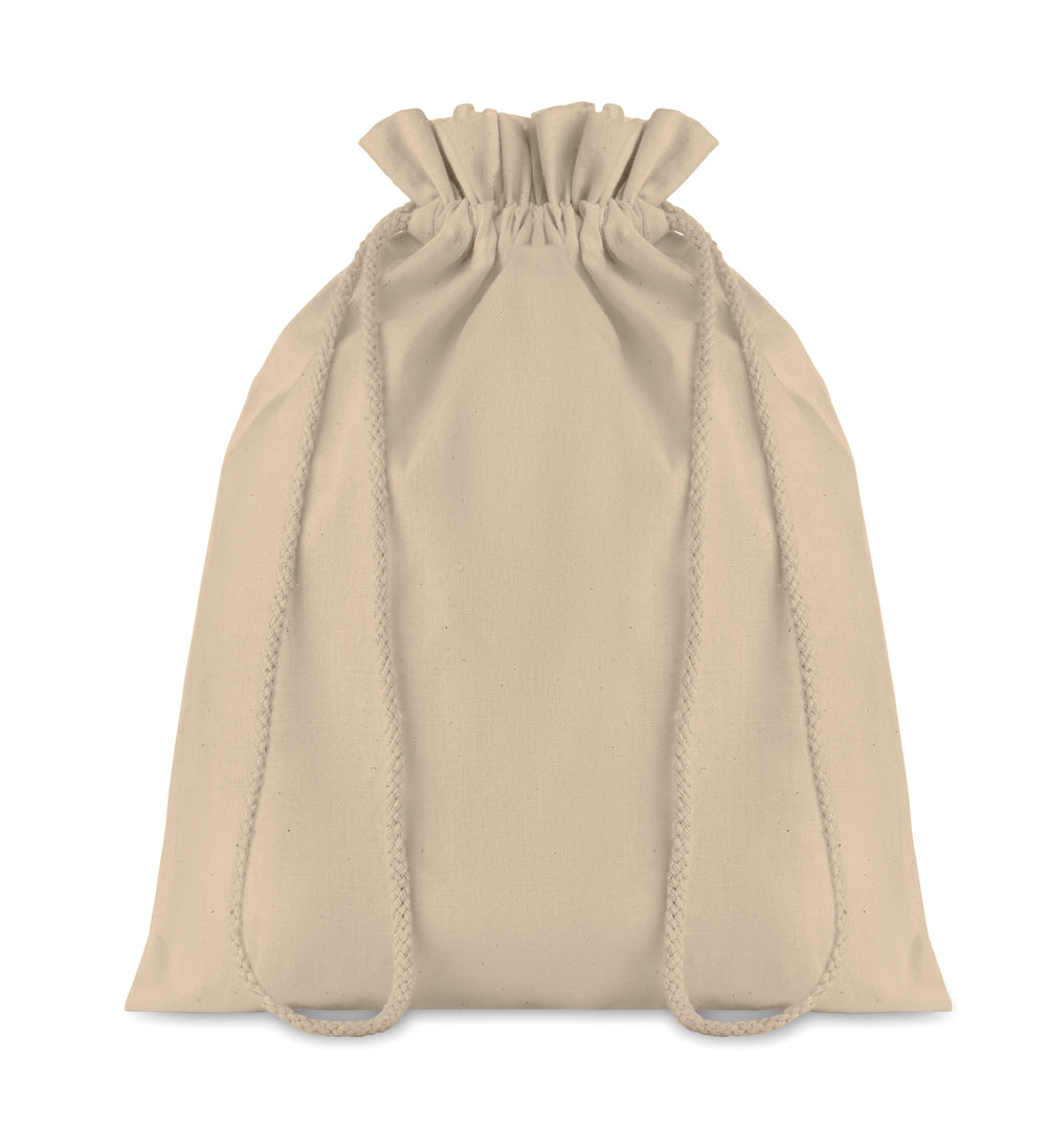 Katoenen geschenkzakje medium Taske Medium in beige