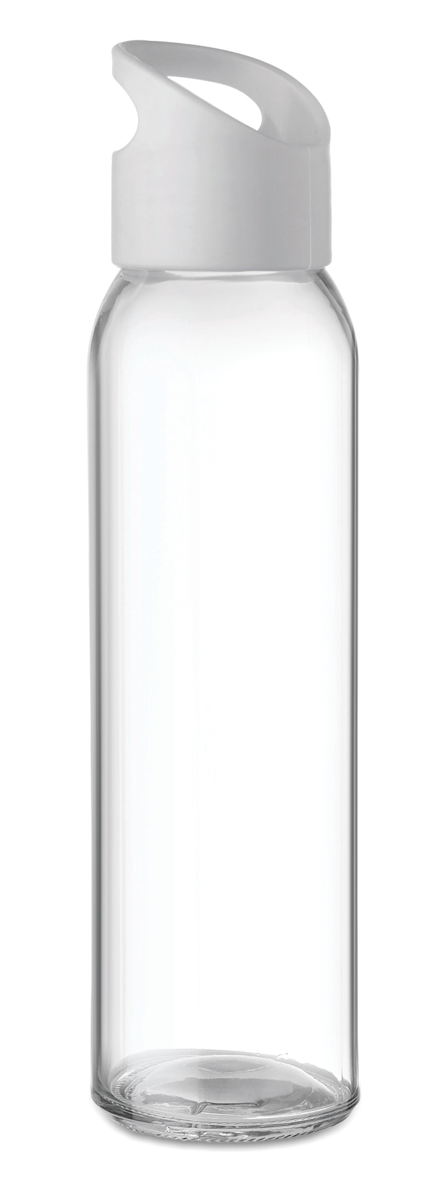 Glazen drinkfles 470 ml Praga in wit