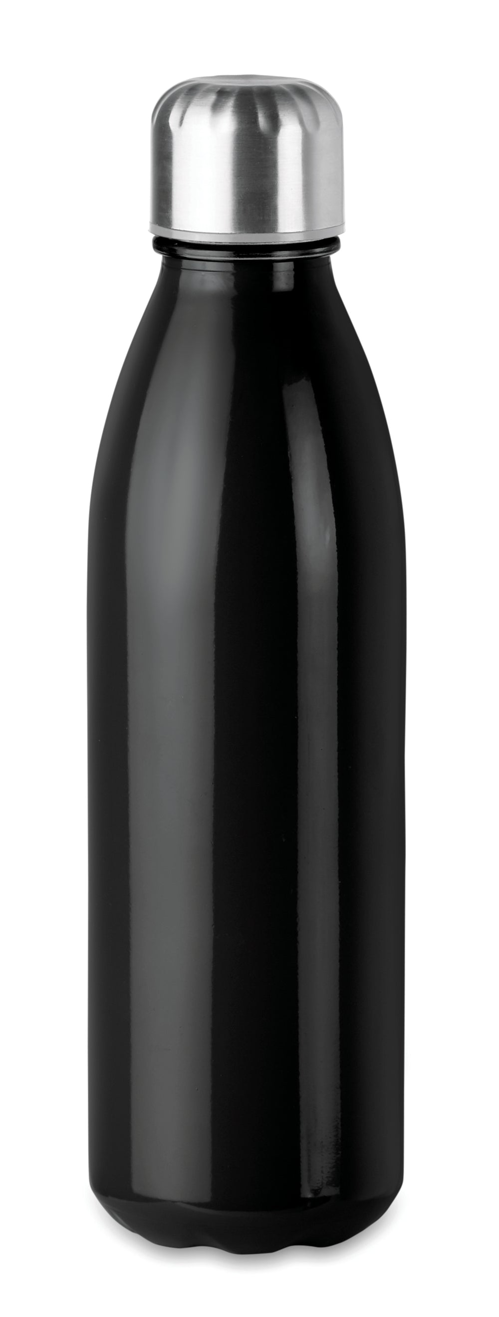 Glazen drinkfles 650 ml Aspen Glass in zwart